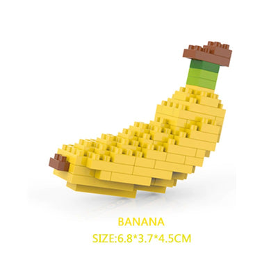 Micro Diamond Cute Fruit Series Loz Block Figure