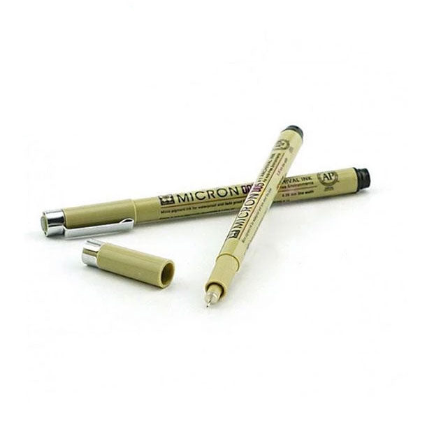 Pen Pigma Micron Fine Line Black Pen 0.45mm  | Air Dry Clay | Heat Shrink Sheet