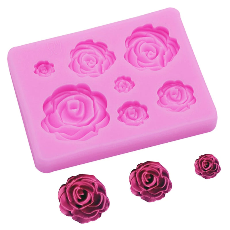 7 cavity Flower Silicone mold