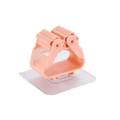 Bathroom Mop Holder Hook Wall Sticker Mounted Penyangkut Penyapu Mop