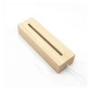 Wooden Led Lamp Base USB Cable Switch Night Lamp