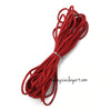 1 x Flat Faux Leather Cord 1 Meter 3mm Wide