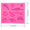SEASHELLS SILICONE MOULD - 10 DESIGNS