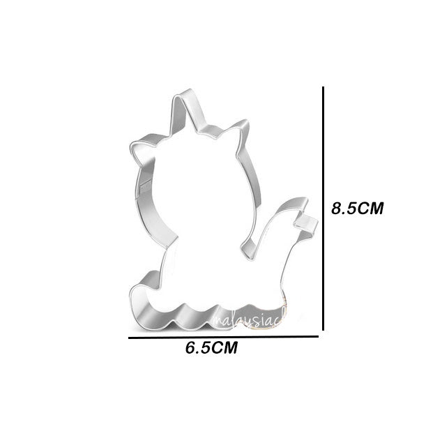 Unicorn Sitting Stainless Steel Frame Cutter