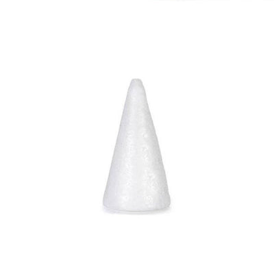 1 x Styrofoam Cone Shape (18.5cm x 7.7cm)
