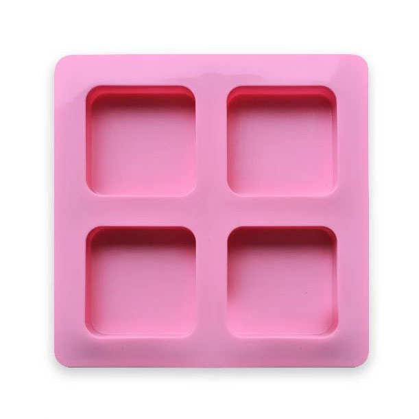 Square Silicone Mold - 4 Cavity (AB Resin)