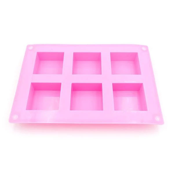 Square 6 Cavity Silicone Mold | AB Resin
