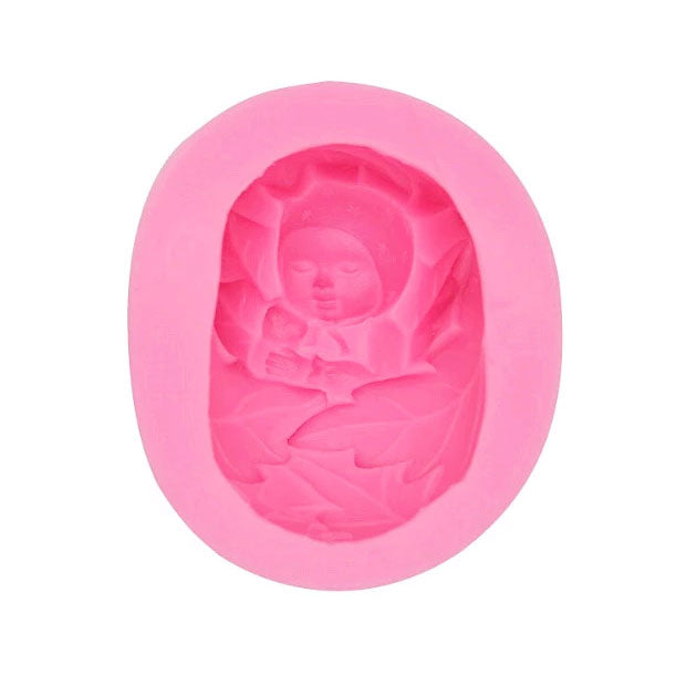 Sleeping Baby Angel Silicone Mold Silicone Mold