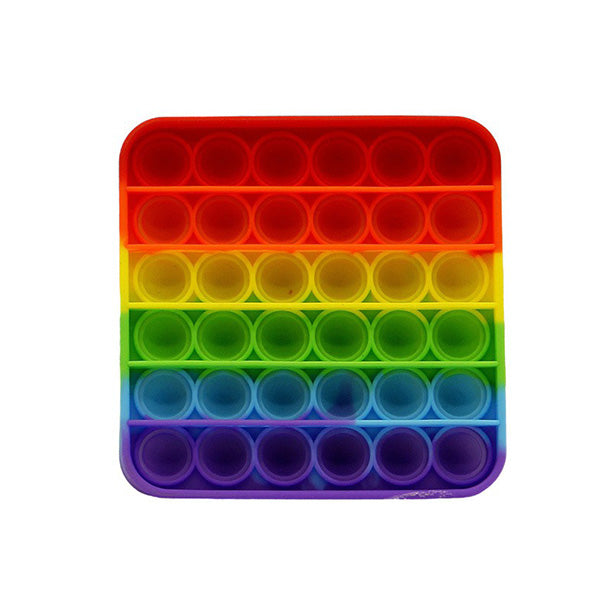 Rainbow Pop it Bubble fidget toys Among Us Unicorn Love