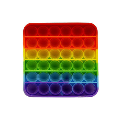 Rainbow Pop it Bubble fidget toys Among Us Unicorn Love