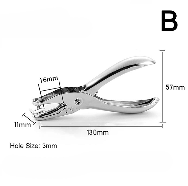 Single Hole Puncher for Craft Paper, Home, Office, School