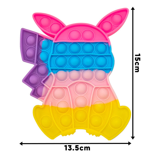 Rainbow Pop it Bubble fidget toys Among Us Unicorn Love