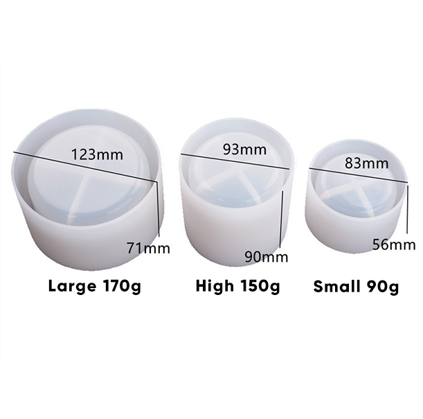 Plant Pots Silicone Molds Succulent Plants Concrete Planter Vase Molds for DIY Gardening Pots Craft Home Decorations