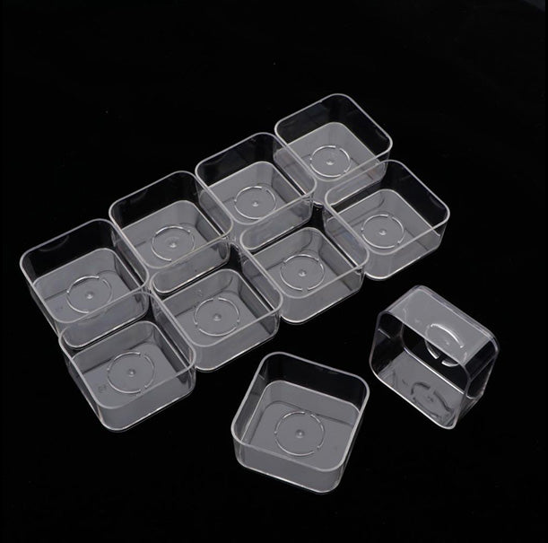 Creative star square round love shape plastic candle mold