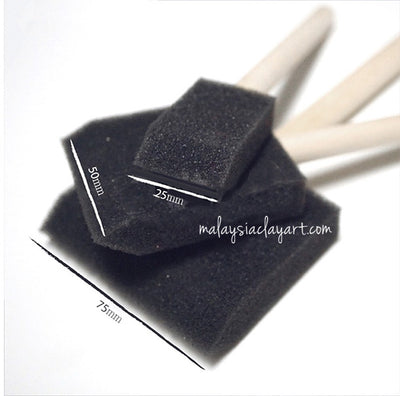 3 Pcs Foam Brush Tools Set