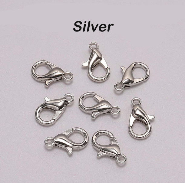 10 X LOBSTER CLASP 12MM - DIY JEWELRY