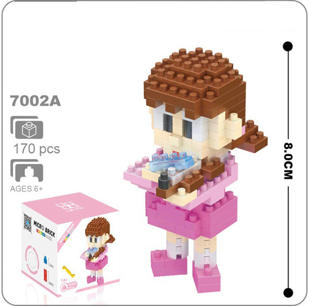 Micro Mini Nano Block Doraémon and Friends Building Blocks Toy