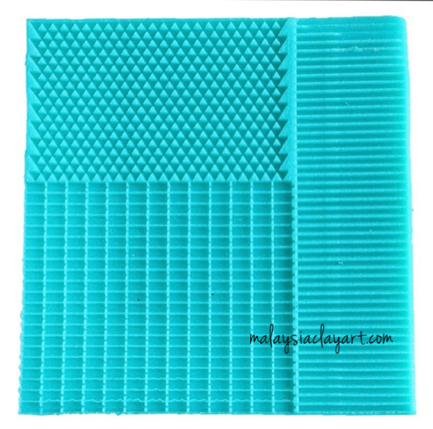 Embosser Texture Stripe Lace Mat Mermaid Fish Scale Silicone Mold
