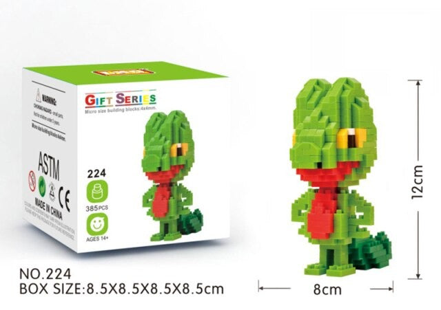 Cartoon Micro Diamond Block pokemon building blocks toy