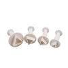 Triangle Shape Plunger Cutter - Set of 4