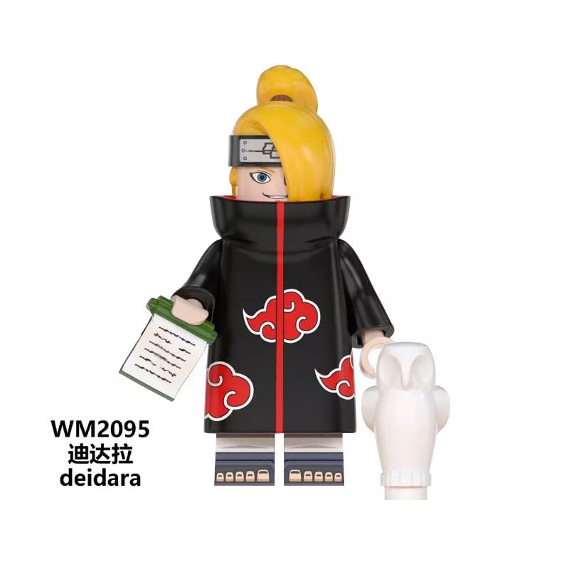 Anime Naruto Series Lego Minifigures Uzumaki Uchiha Obito Sasuke Kakashi WM6105 WM6106 WM6107