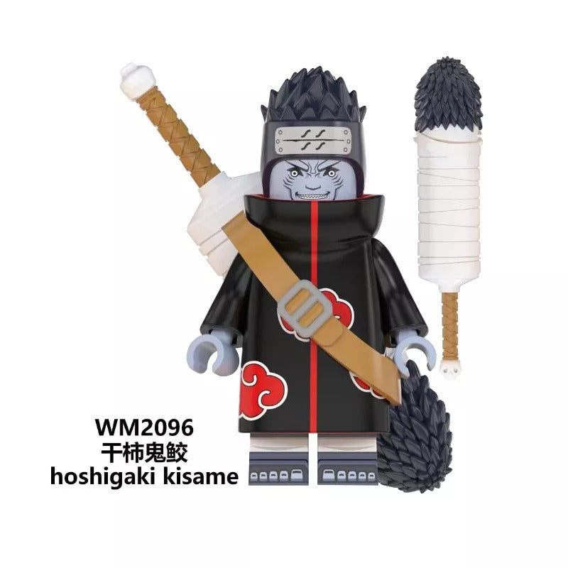 Anime Naruto Series Lego Minifigures Uzumaki Uchiha Obito Sasuke Kakashi WM6105 WM6106 WM6107