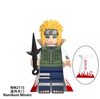 Anime Naruto Series Lego Minifigures Uzumaki Uchiha Obito Sasuke Kakashi WM6105 WM6106 WM6107