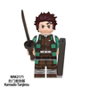 Demon Slayer Mini Figures Tanjirou Akaza Nezuko Zenitsu Kyoujurou Giyuu Inosuke Lego Minifigures WM6116