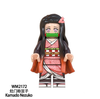 Demon Slayer Mini Figures Tanjirou Akaza Nezuko Zenitsu Kyoujurou Giyuu Inosuke Lego Minifigures WM6116