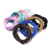 1 x Flat Faux Leather Cord 1 Meter 3mm Wide