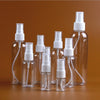 Clear Transparent Fine Mist Spray Bottle Sanitizer Portable Travel Bottle 10ML 50ML 100ML