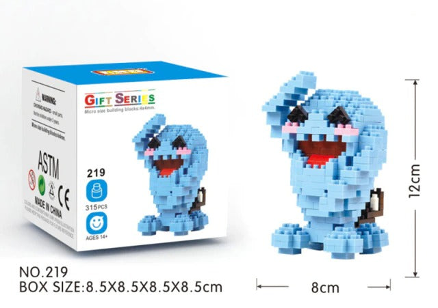Cartoon Micro Diamond Block pokemon building blocks toy