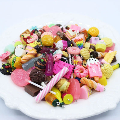 Food Assorted Mix Kawaii Decoden Kit Cute Cabochons
