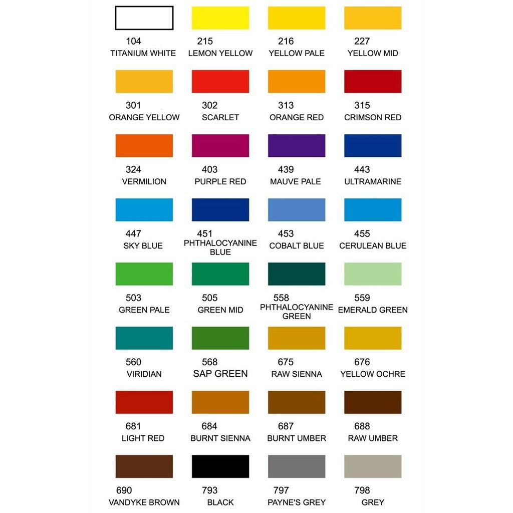 100ml Marie's Acrylic Color bottle pack Acrylic paint