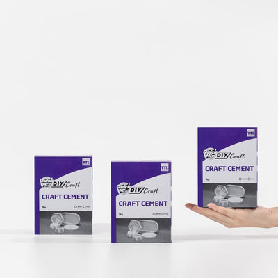 Quick Mix DIY Craft Cement 1kg Art Cement For Jar, Pots, Coaster and more