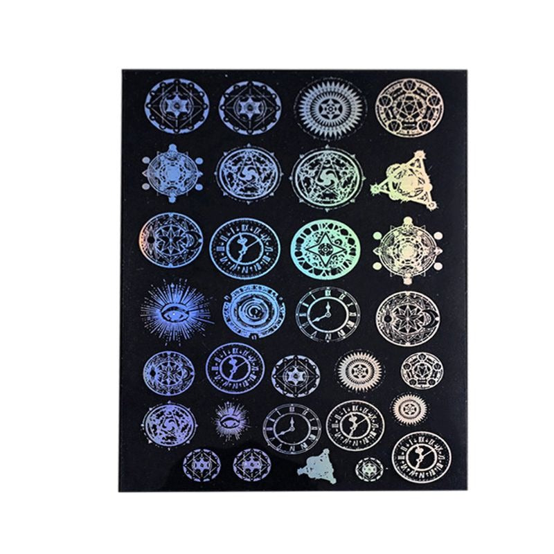 DIY Stickers for Jewelry Making Crafts, Clear Film Sticker UV resin/ Epoxy resin