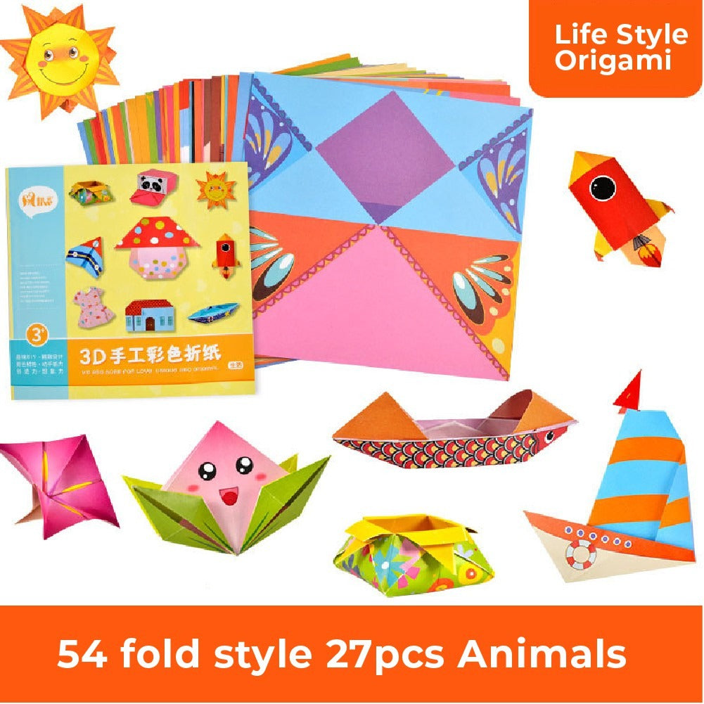 DIY Craft Origami Paper 54 Fold Style 27 Animal/Life, Art And Craft Education