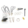 Accessories Pack 22 pieces hair clips, straps with hooks, long eye pins, T headpins, ring, bell, earrings