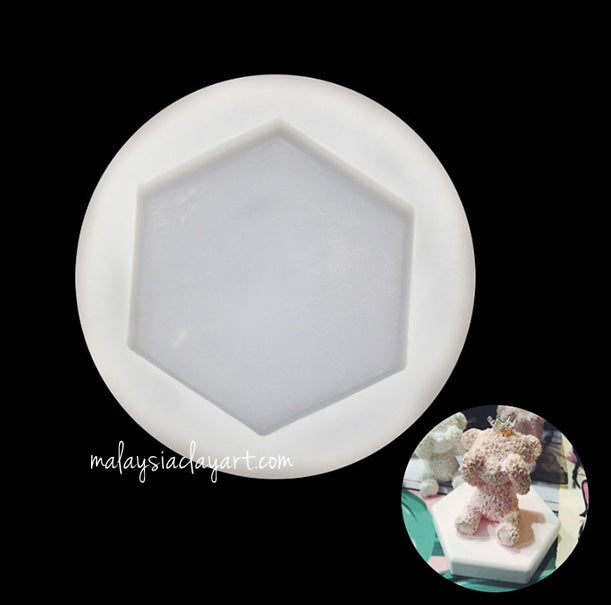 Hexagon Base Silicone Mold | Coaster mold