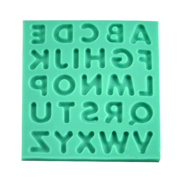 Alphabet A-Z San Serif Big Capital Silicone Mold