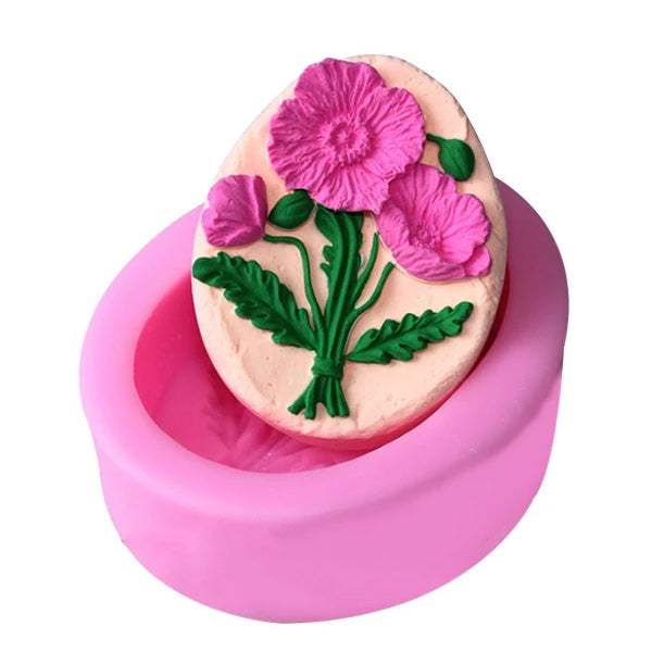 3D Lotus Soap Silicone Mold