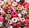 10 x Donuts Assorted Mix Kawaii Decoden Kit Cute Donuts Cabochons