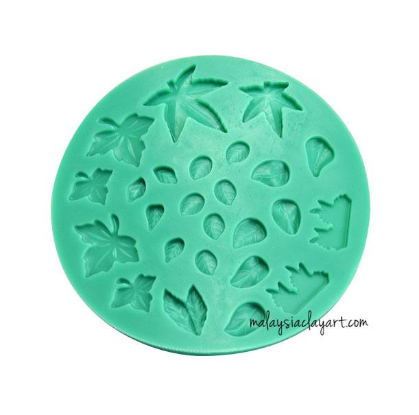 Autumn Leaf Silicone Mold (25 cavity)