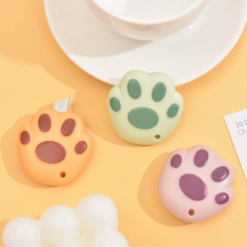 Cute Cartoon Cat Claw Small Parcel Box Knife Portable
