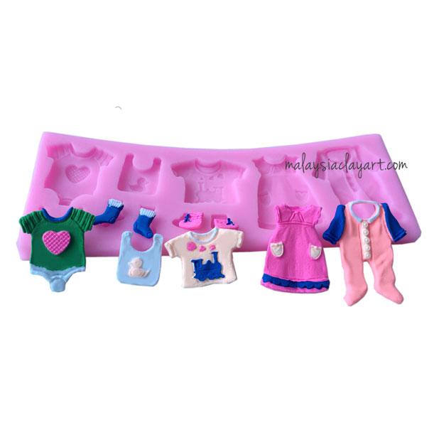 Baby Clothes Silicone Mold