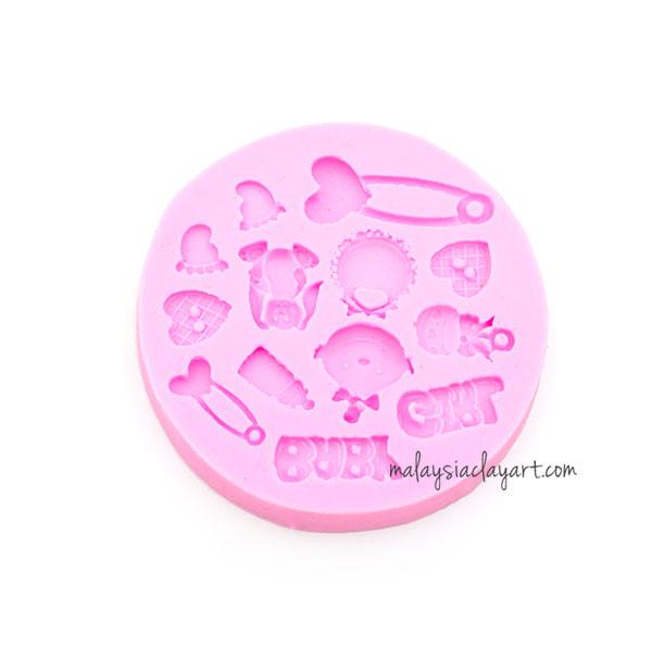 Baby Element Pin Foot Silicone Mold
