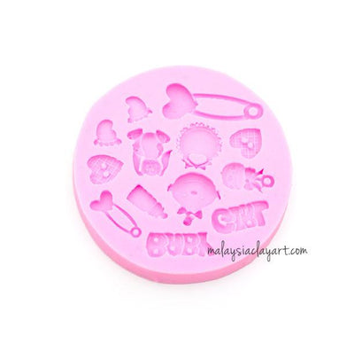 Baby Element Pin Foot Silicone Mold