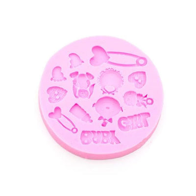 Baby Element Pin Foot Silicone Mold