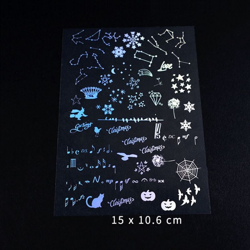 DIY Stickers for Jewelry Making Crafts, Clear Film Sticker UV resin/ Epoxy resin