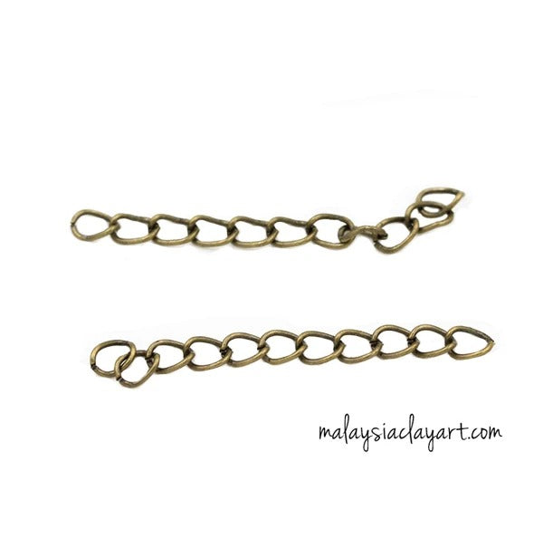 10 x Chain Extension 6cm - 7cm